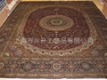 手工地毯真絲地毯8'0"x10'0"絲毯1312(800道) 1