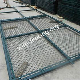 hot dipped galvanized or PVC coated chain link fencing factory