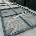 hot dipped galvanized or PVC coated chain link fencing factory