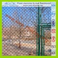 hot dipped galvanized or PVC coated chain link fencing factory 2