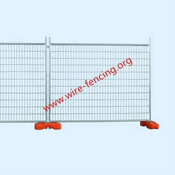 hot dipped galvanized or powder coating temporary fence factory