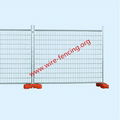 hot dipped galvanized or powder coating temporary fence factory 1