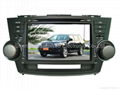 9960 car dvd for TOYOTA-Highlander(digital screen)800*480