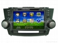 9960 car dvd for TOYOTA-Highlander(digital screen)800*480