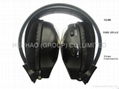 Infrared wireless headphone for headrest car dvd