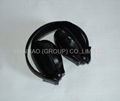 Infrared wireless headphone for headrest car dvd