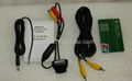 7810 color camera for toyota camry with graduated scale