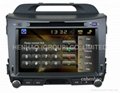 HD 7 GPS car DVD player for KIA Sportage R 2011