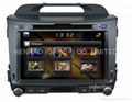 HD 7 GPS car DVD player for KIA Sportage R 2011