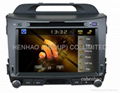 HD 7 GPS car DVD player for KIA Sportage R 2011