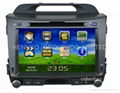 HD 7 GPS car DVD player for KIA Sportage R 2011