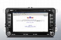 7inch In dash Car dvd gps navigation TFT LCD 3G wifi touchscreen car pc for VW