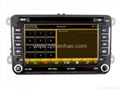 7inch In dash Car dvd gps navigation TFT LCD 3G wifi touchscreen car pc for VW