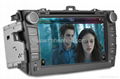 H8612 8" Car dvd gps navigation TFT LCD 3G wifi car pc for toyota COROLLA