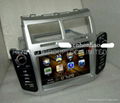 6.2" in dash 2 double din yaris dvd car dvd player gps nav wince6 128M