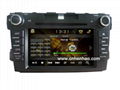1018 HD 7inch 2din GPS car cd vcd mp3 mp4 DVD player for mazda cx-7 canbus