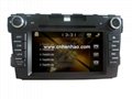 1018 HD 7inch 2din GPS car cd vcd mp3 mp4 DVD player for mazda cx-7 canbus