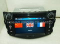 7" in dash 2 din Car dvd for RAV4 navigation system