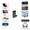 Aux bluetooth adapter 5.0 with MIC handsfree calls Wireless 4