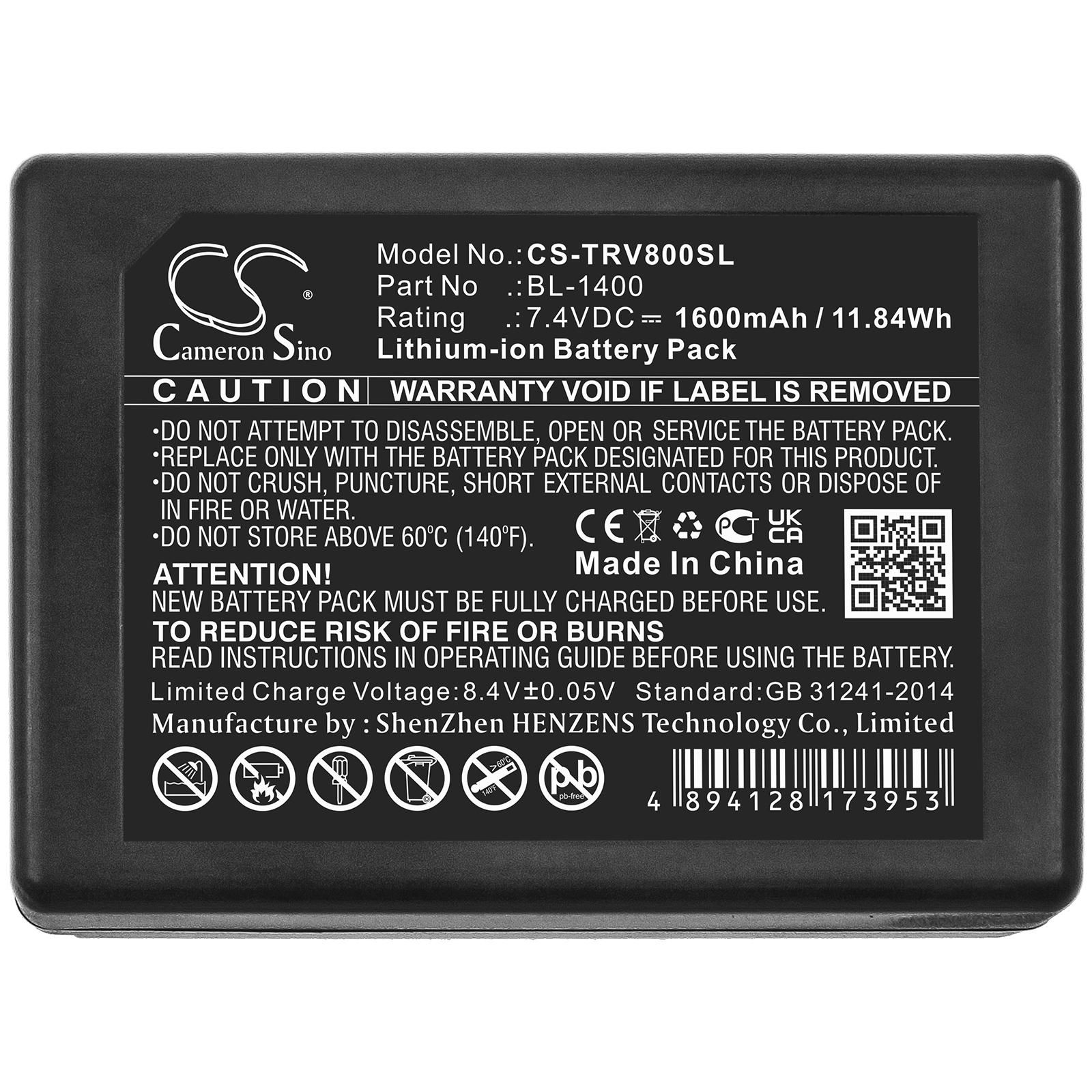 Equipment Survey Test Battery For Hi-Target V8 V9 V10RTK BL-1400 3