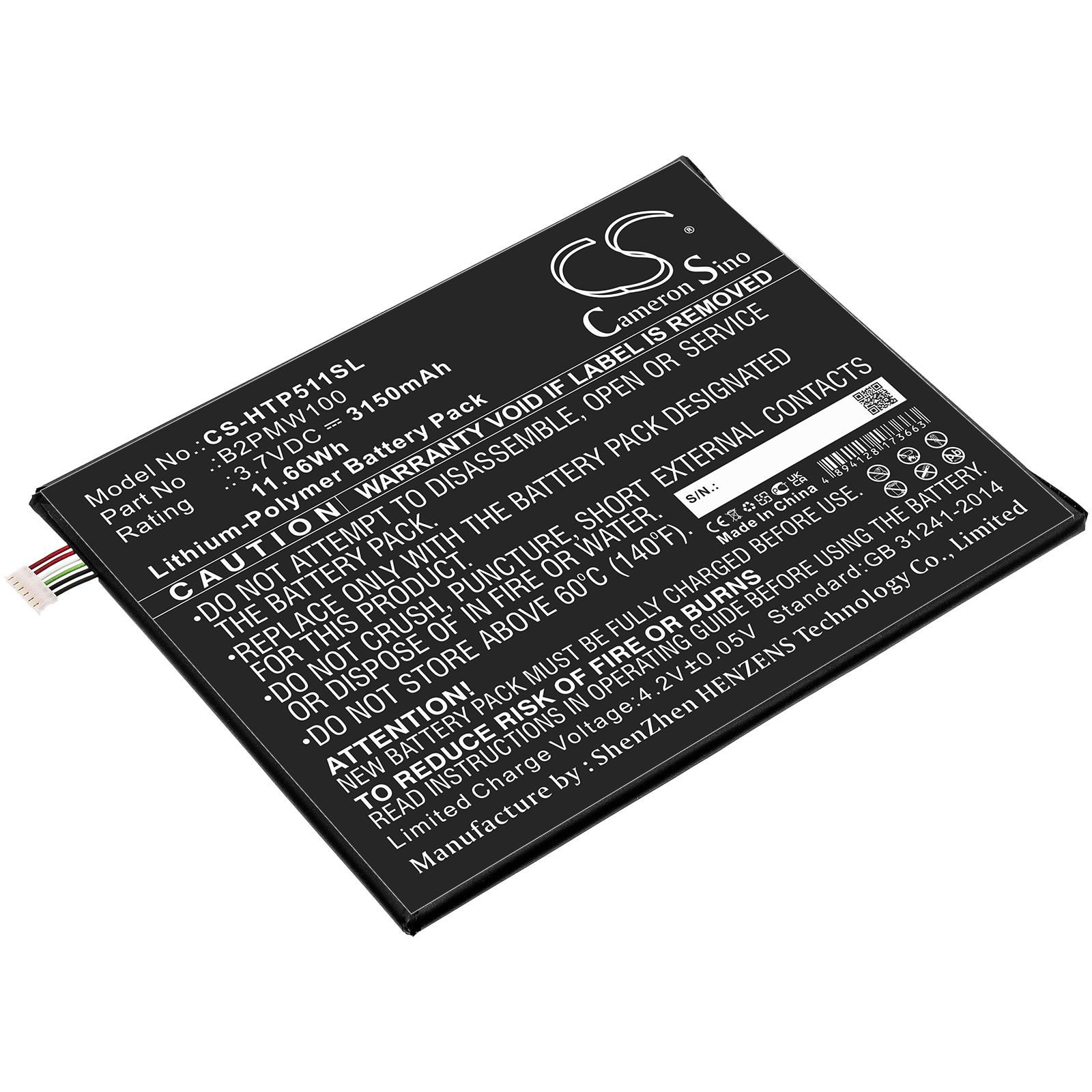 Tablet Battery For HTC  P510 B2PMW100 4