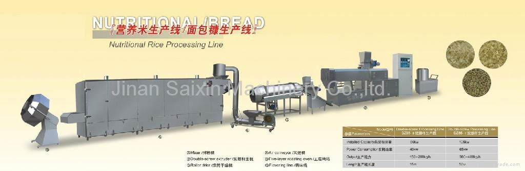 Nutritional artificial rice/Enriched rice extruder 2