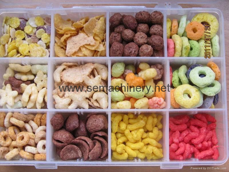 co-extruded breakfast cereals machine 