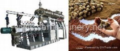 fish feed twin screw extruder 