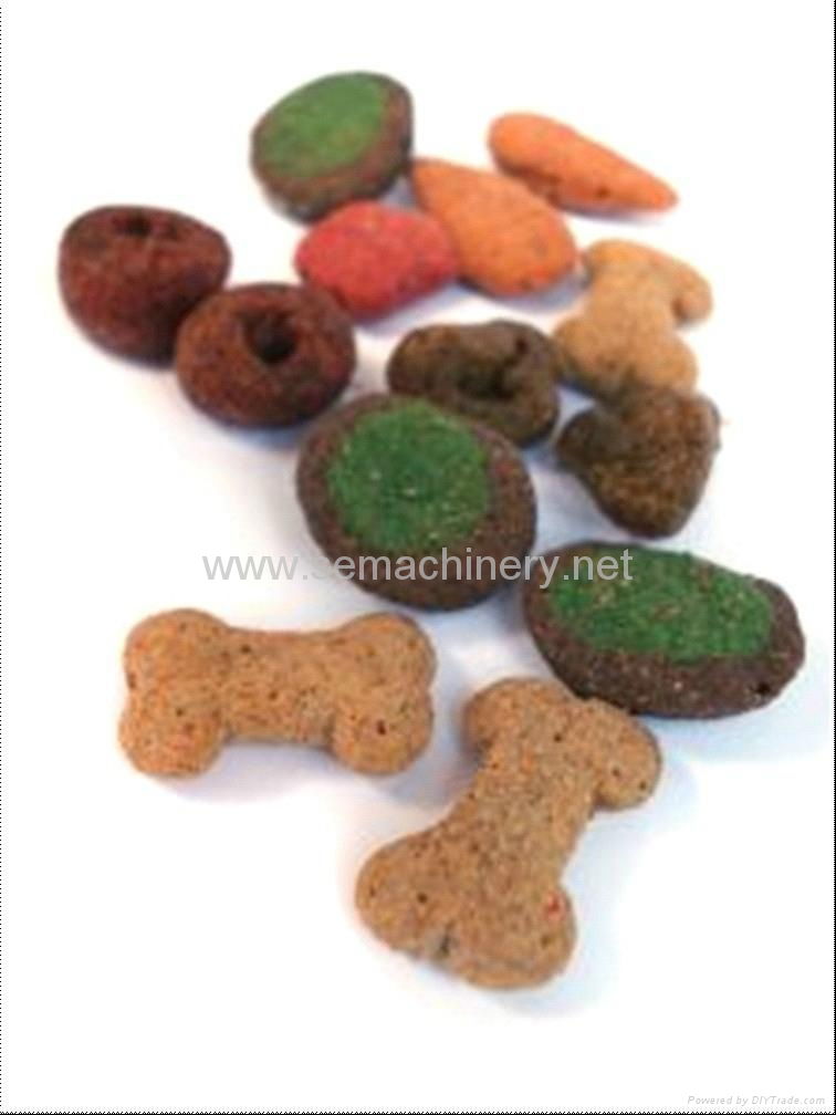 multi-colored pet food machine 