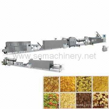 corn flakes processing line