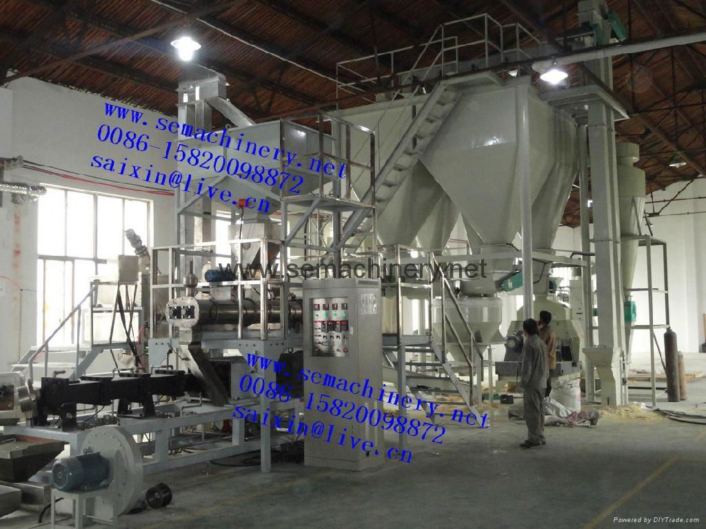 Aqua floating fish food feed extrusion machines 4