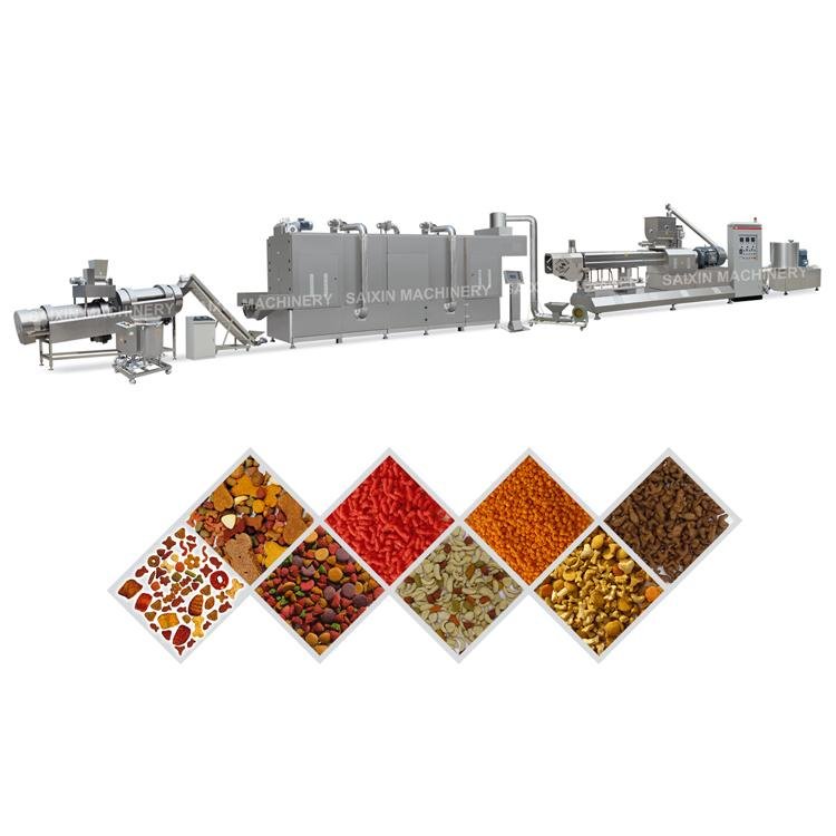 Full animal feed production line pet dog food machine with lowest price 1