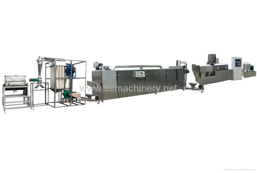 Starch processing line