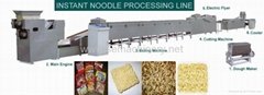 Automatic instant noodle processing line 