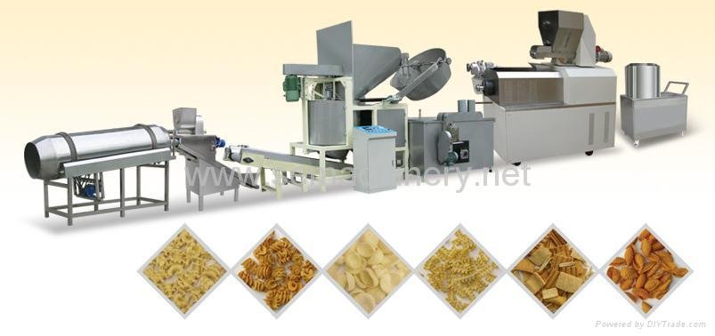 Fried pasta processing line