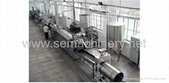 Fresh potato chips processing line