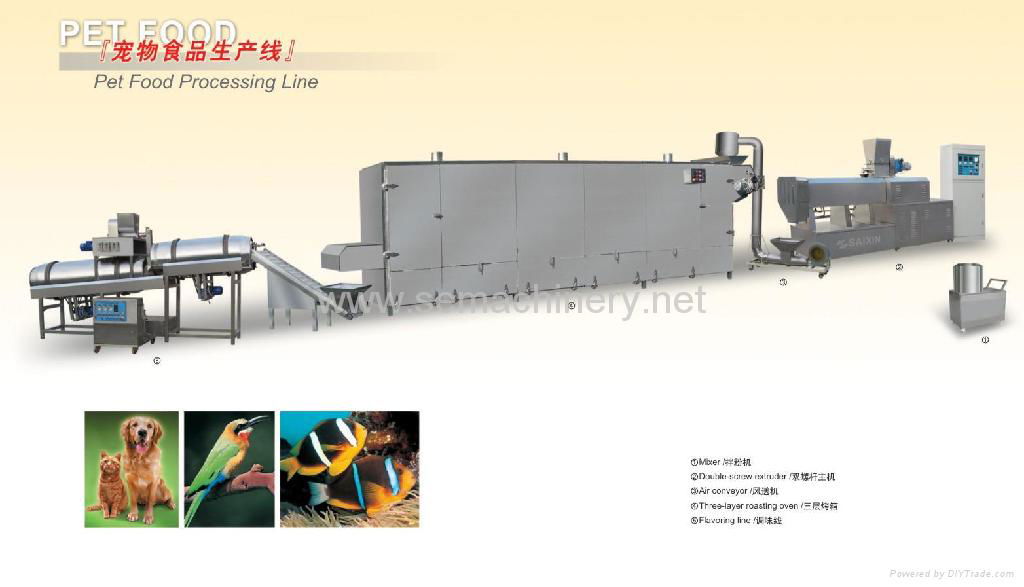 Aquarium pet fish food machinery DZ65,DZ85 saixin machinery (China