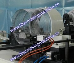 空气滤芯钢板（菱形）网卷管机