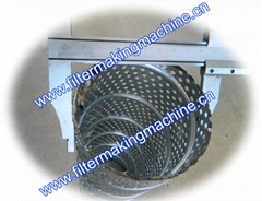 Spiral core tube for filters