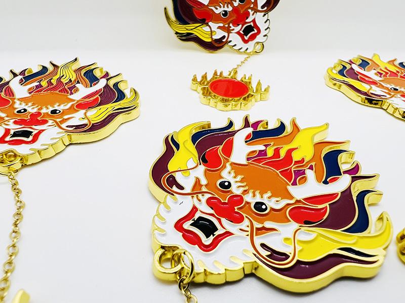 龍年文創金屬冰箱貼深圳廠家現貨訂製 5