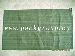 Green garbage bags recycled pp bags