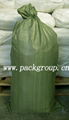 Green garbage bags recycled pp woven bags 2