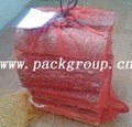 sell pp leno mesh bags firewood mesh bags 