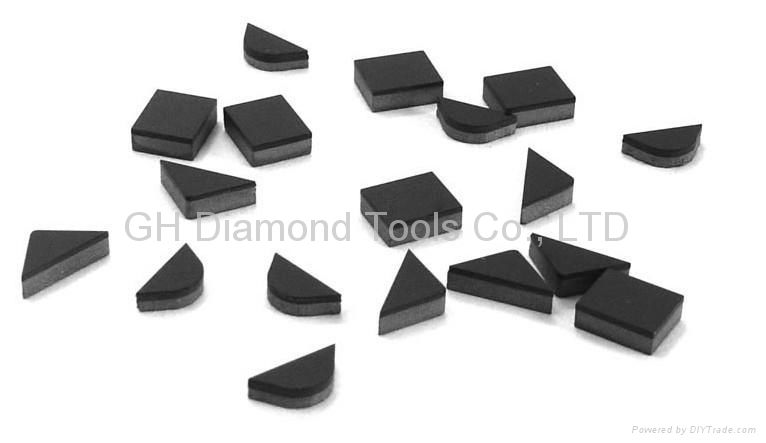 PCBN turning tools tip Diamond CBN PCD blank segment for cutting tools