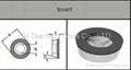 PKD PCD ISO INSERT RDHX 12T3 milling insert for aluminum 2