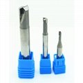 Diamond end mill PCD two flute milling tools for Acrylic aluminum graphite
