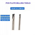 Diamo two flute milling tools PCD end mill for acrylic aluminum graphite 2