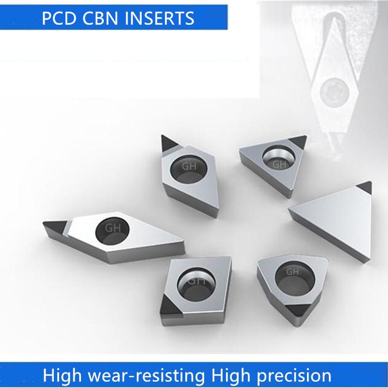 Diamond cutting insert PCD turning insert for aluminum copper 5