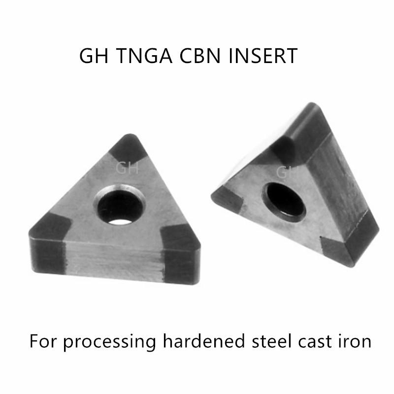 PCBN 6 tips turning insert TNGA TNMG Solild CBN Insert for hardened steel CBN TNMG160408