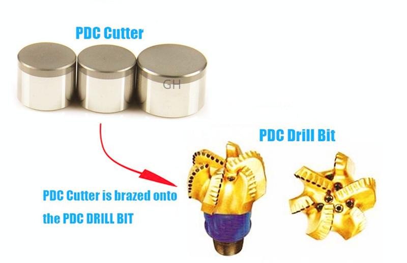 Diamond PDC Drill bits 1308 1613 PDC cutter insert for oil well Gas mine 5